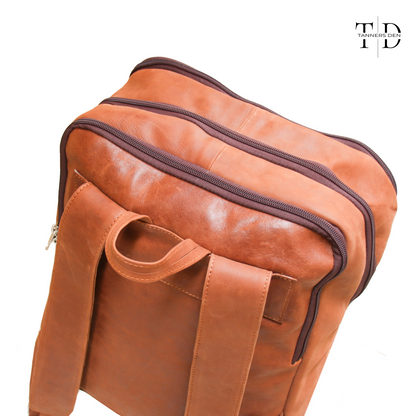 Urban Edge-Genuine Leather Backpack