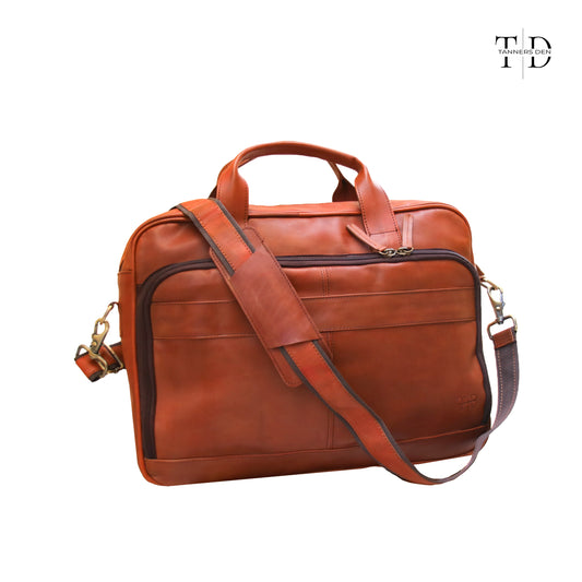 Vintage Venture-Genuine Leather Laptop Bag